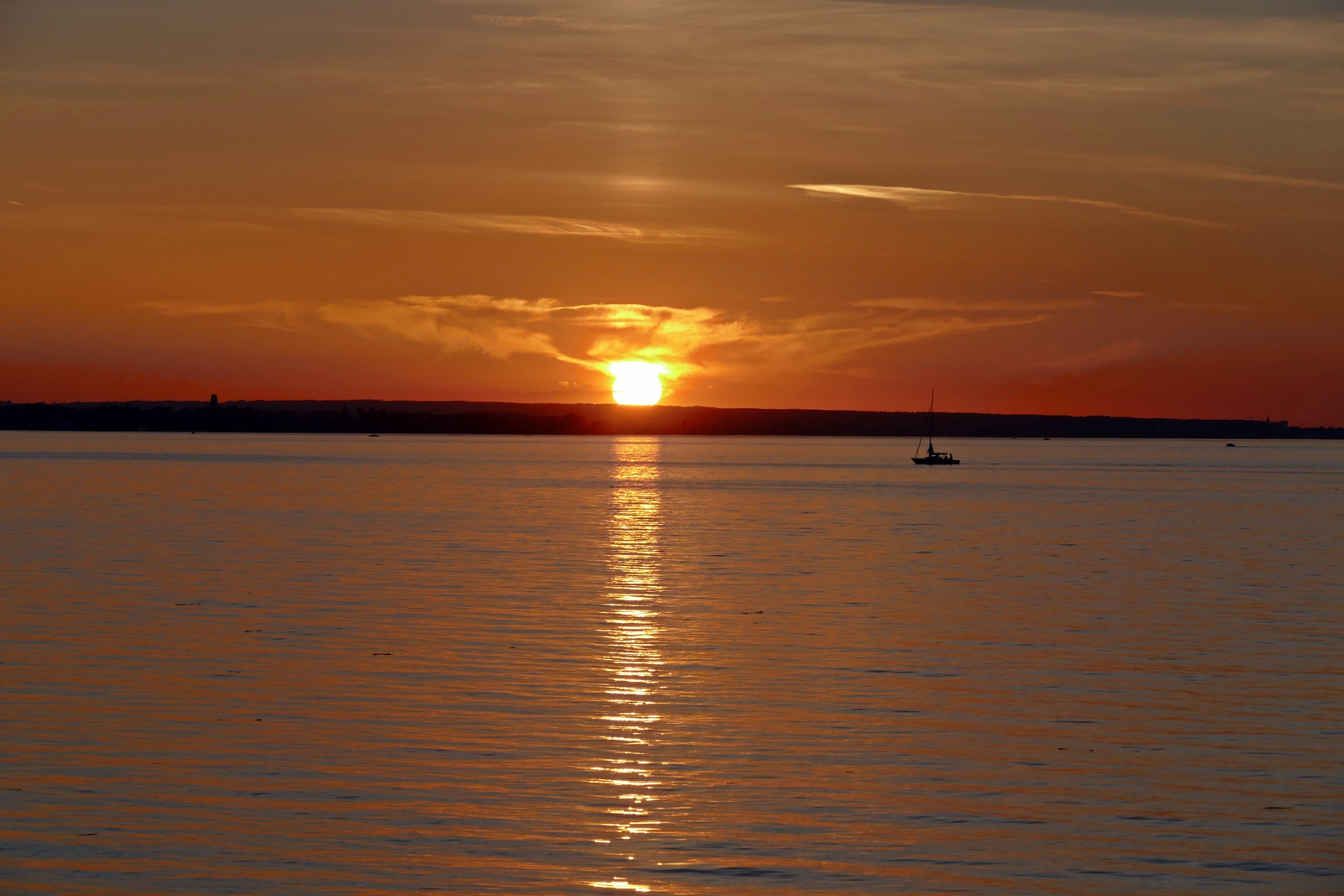 Sonnenuntergang am Bodensee