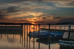 Sonnenuntergang am Bodensee