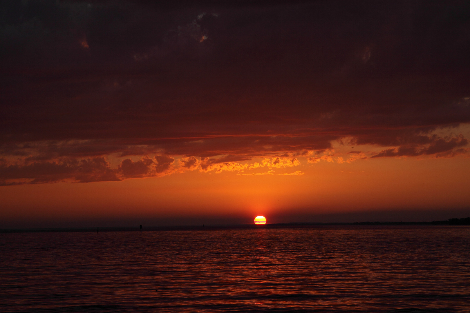 Sonnenuntergang am Bodensee