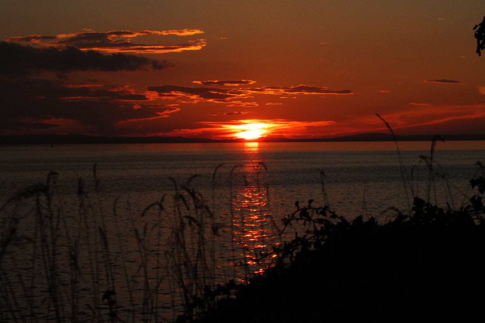 Sonnenuntergang am Bodensee