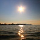 Sonnenuntergang am Bodensee-Untersee,