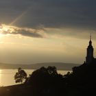 Sonnenuntergang am Bodensee.(unbearbeitet)