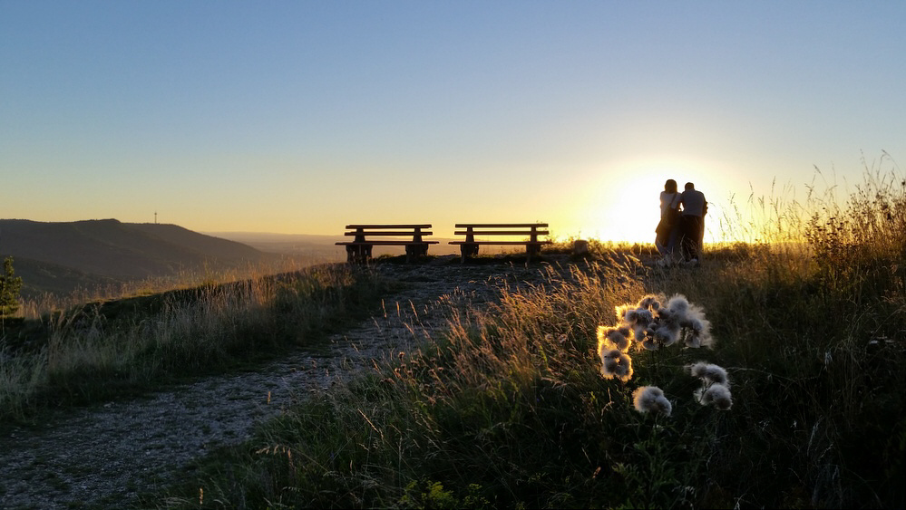 Sonnenuntergang am Böllat