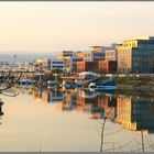 Sonnenuntergang am Bootshafen/Schierstein (III)