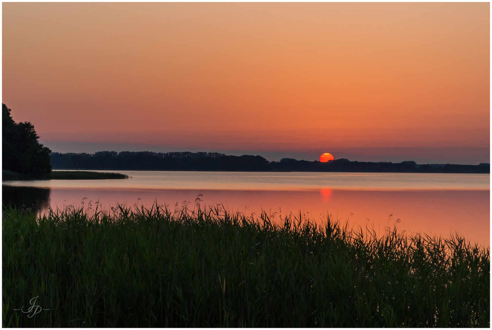 Sonnenuntergang am Borgwallsee