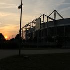 Sonnenuntergang am Borussiapark
