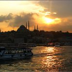 Sonnenuntergang am Bosporus