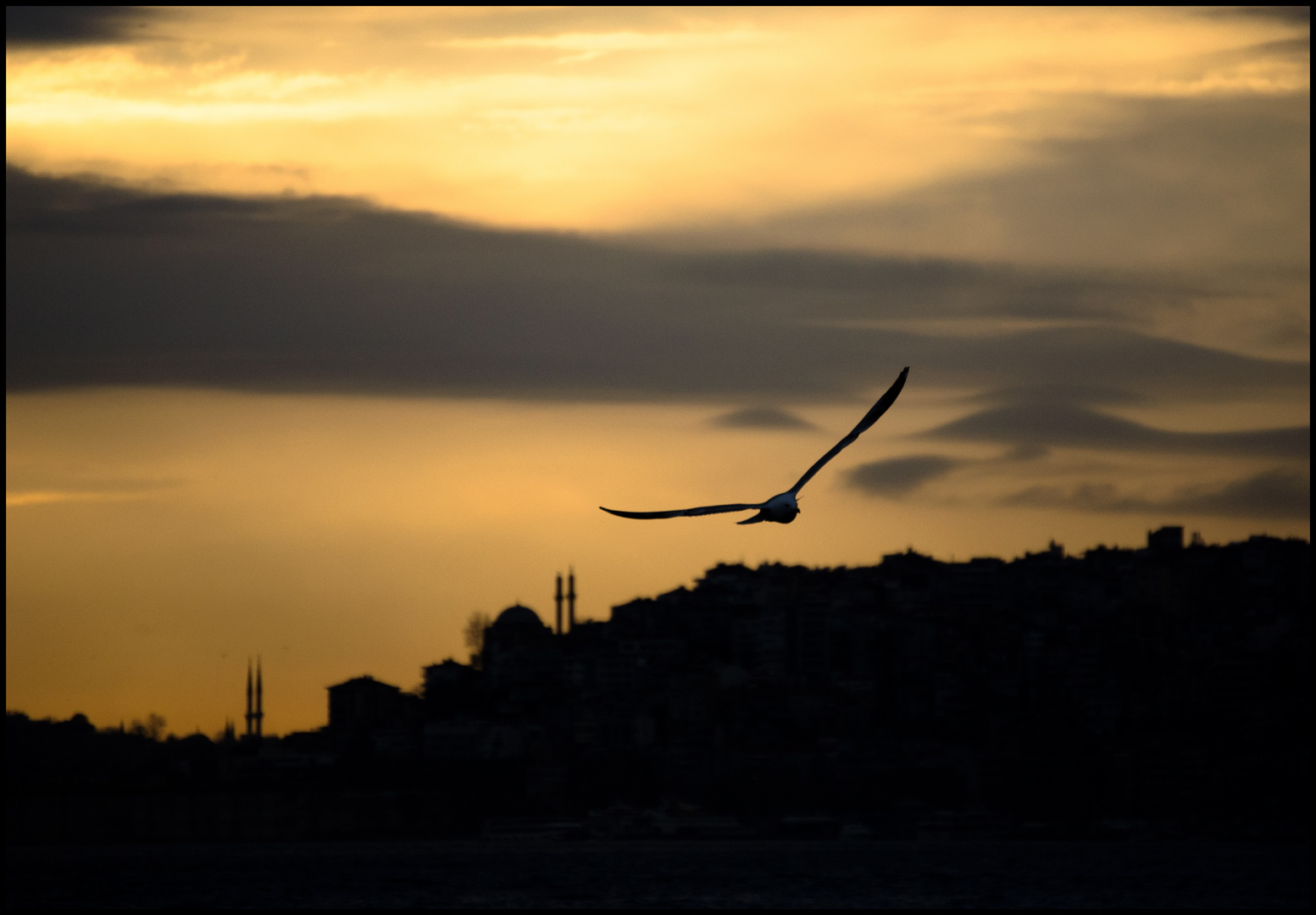 Sonnenuntergang am Bosporus