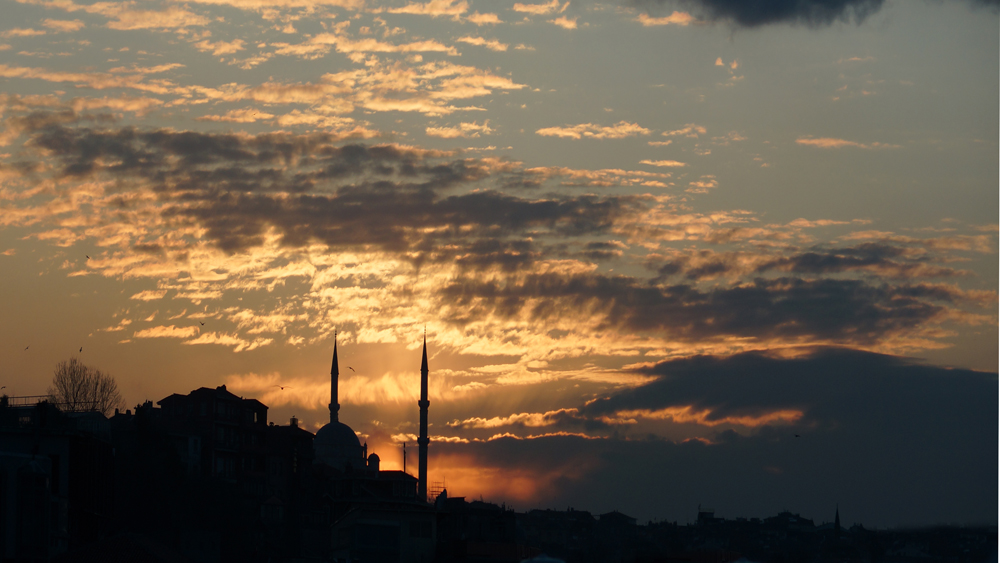 Sonnenuntergang am Bosporus