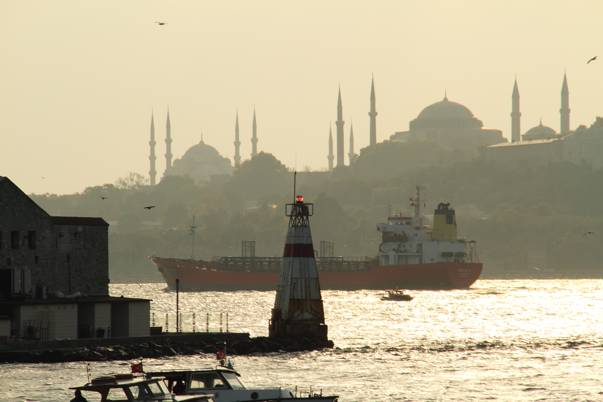 Sonnenuntergang am Bosporus