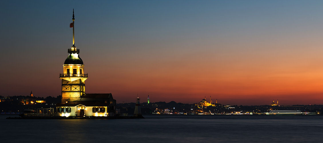 Sonnenuntergang am Bosporus