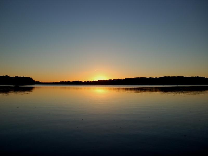 Sonnenuntergang am Bothkamper See