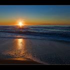 Sonnenuntergang am Bovbjerg Strand DK