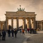 Sonnenuntergang am Brandenburger Tor