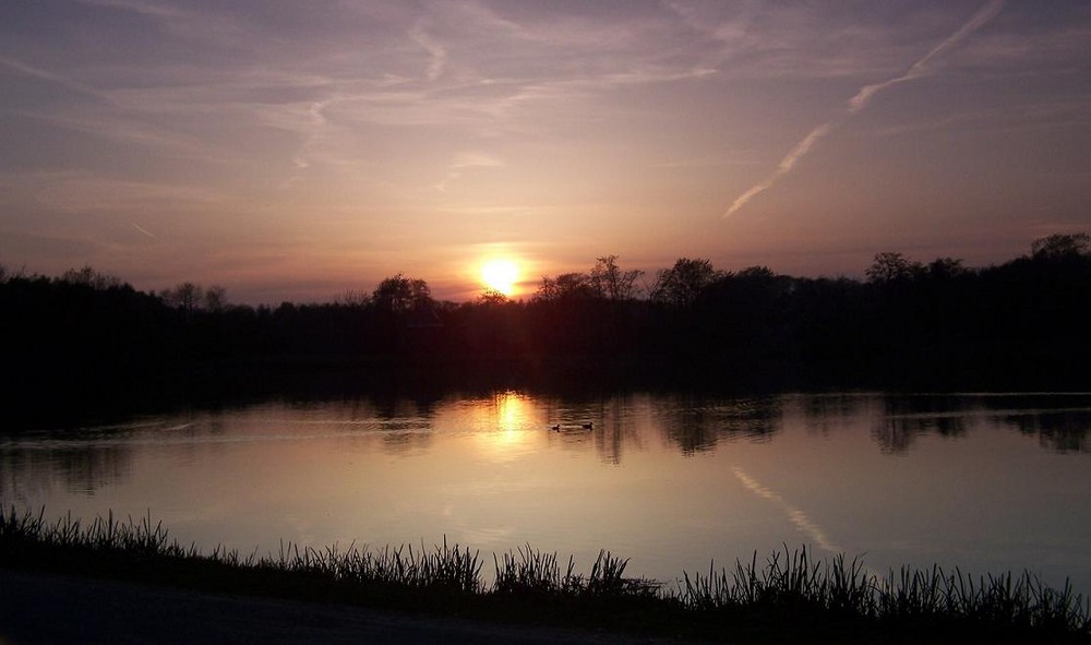 Sonnenuntergang am Braunschweiger Südsee ;)