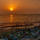 Sonnenuntergang am Breetzer Bodden