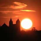 Sonnenuntergang am Breisacher Münster