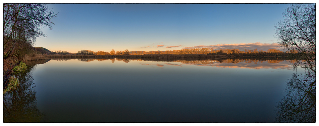 Sonnenuntergang am Breitunger See