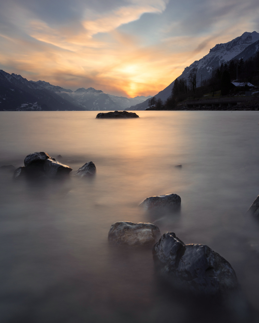 Sonnenuntergang Am Brienzersee