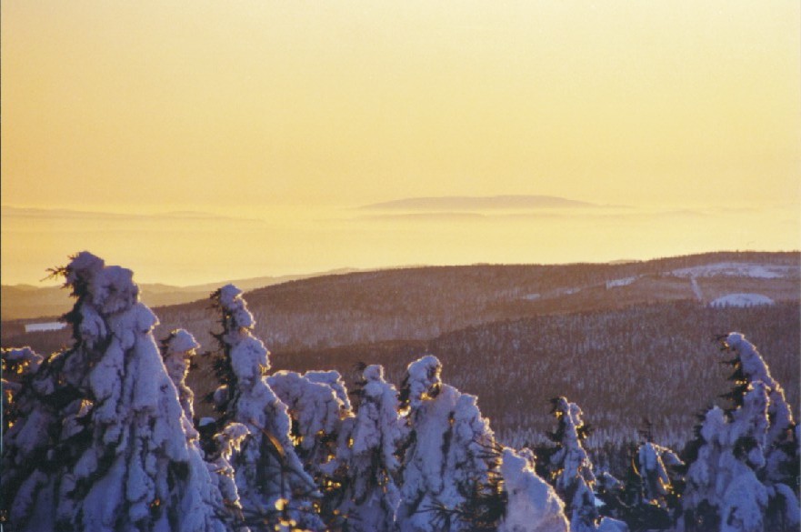 Sonnenuntergang am Brocken / Harz