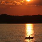 Sonnenuntergang am Brombachsee 1