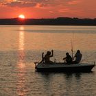 Sonnenuntergang am Brombachsee 2