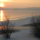 Sonnenuntergang am Brombachsee