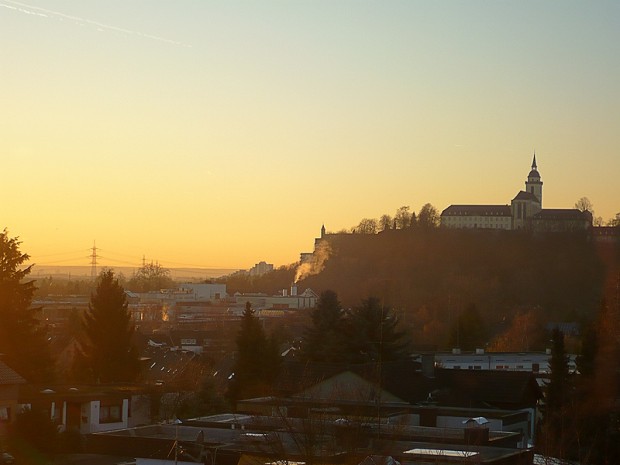 Sonnenuntergang am Brückberg
