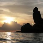 Sonnenuntergang am Buddha-View auf Koh Tao