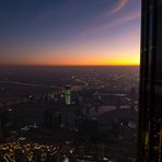 Sonnenuntergang am Burj Khalifa