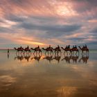 Sonnenuntergang am Cable Beach in Broome