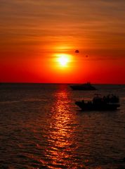 Sonnenuntergang am Cafe del Mar