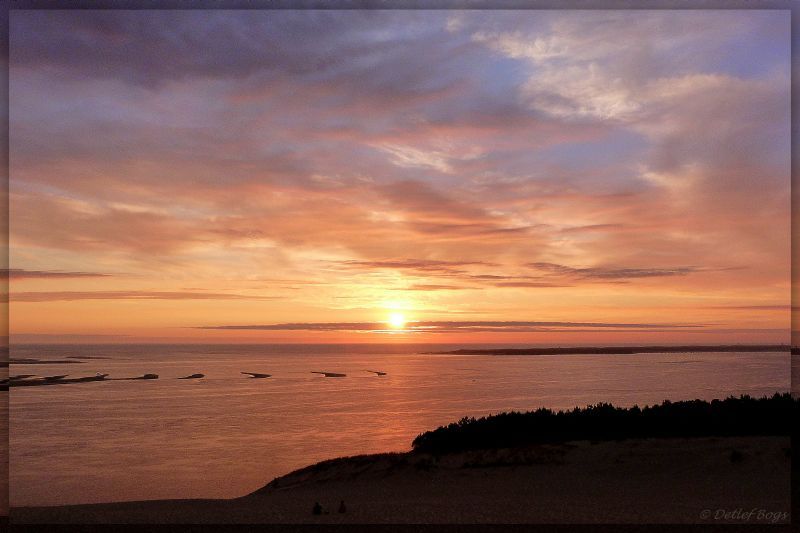 Sonnenuntergang am Cap Ferret