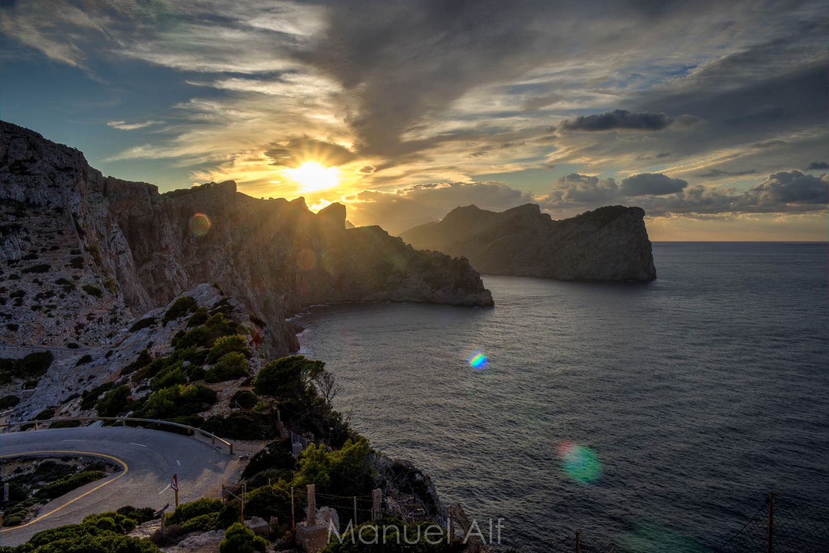 Sonnenuntergang am Cap Formentor