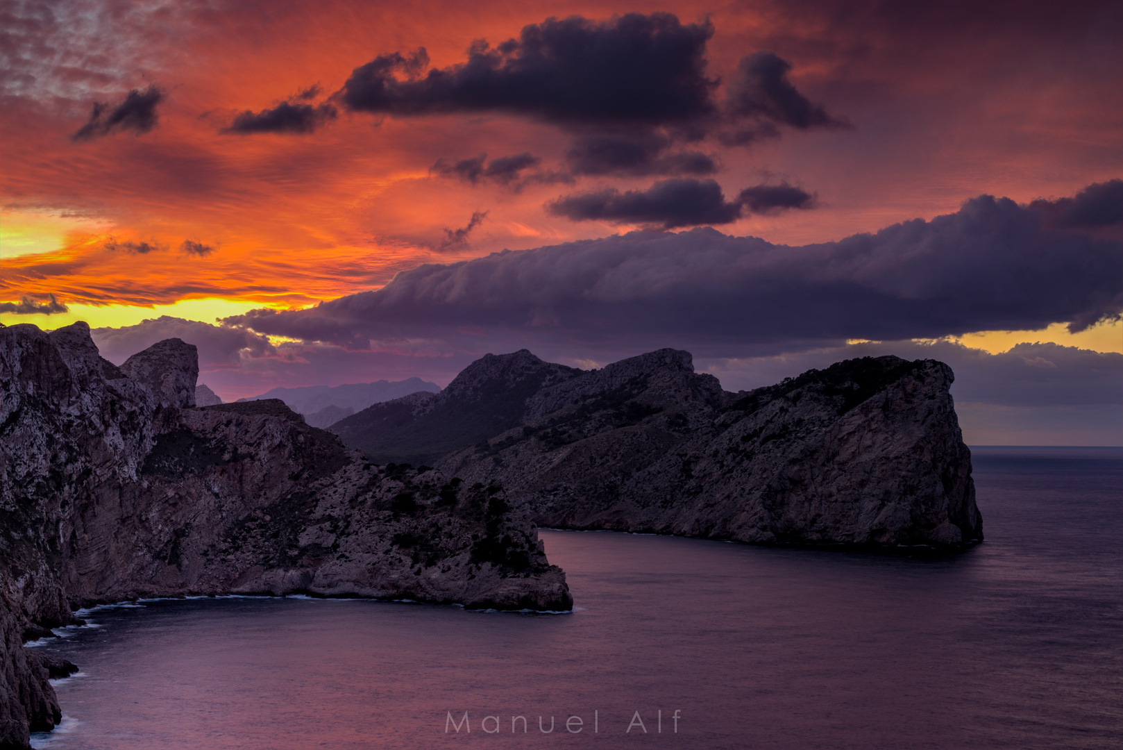 Sonnenuntergang am Cap Formentor