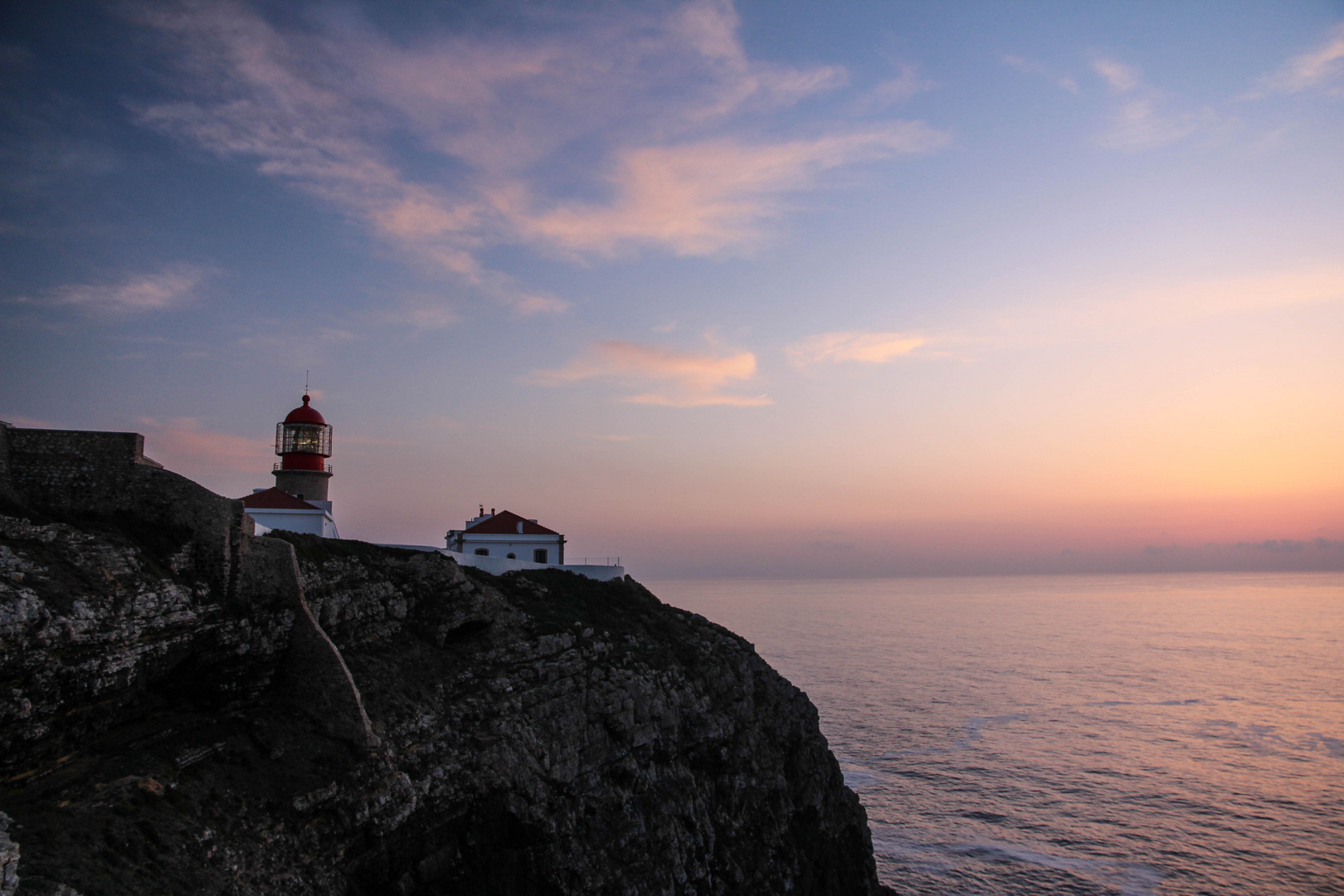 Sonnenuntergang am Capo Sao Vicente