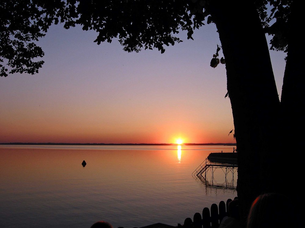 Sonnenuntergang am Chiemsee 2