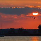 Sonnenuntergang am Chiemsee