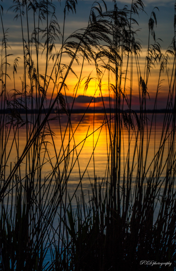 Sonnenuntergang am Chiemsee