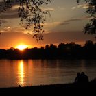 Sonnenuntergang am Chiemsee