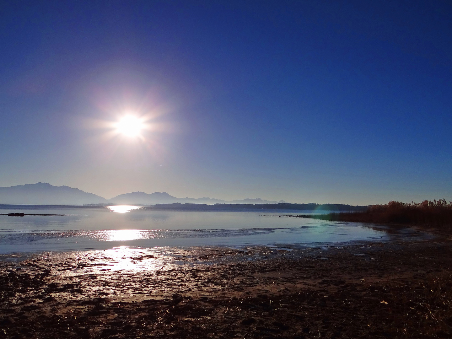 Sonnenuntergang am Chiemsee