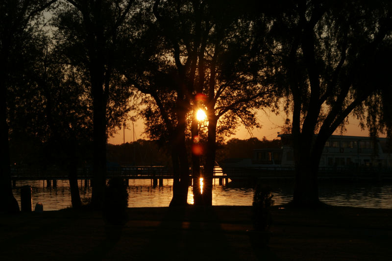 Sonnenuntergang am Chiemsee