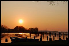 Sonnenuntergang am Chiemsee