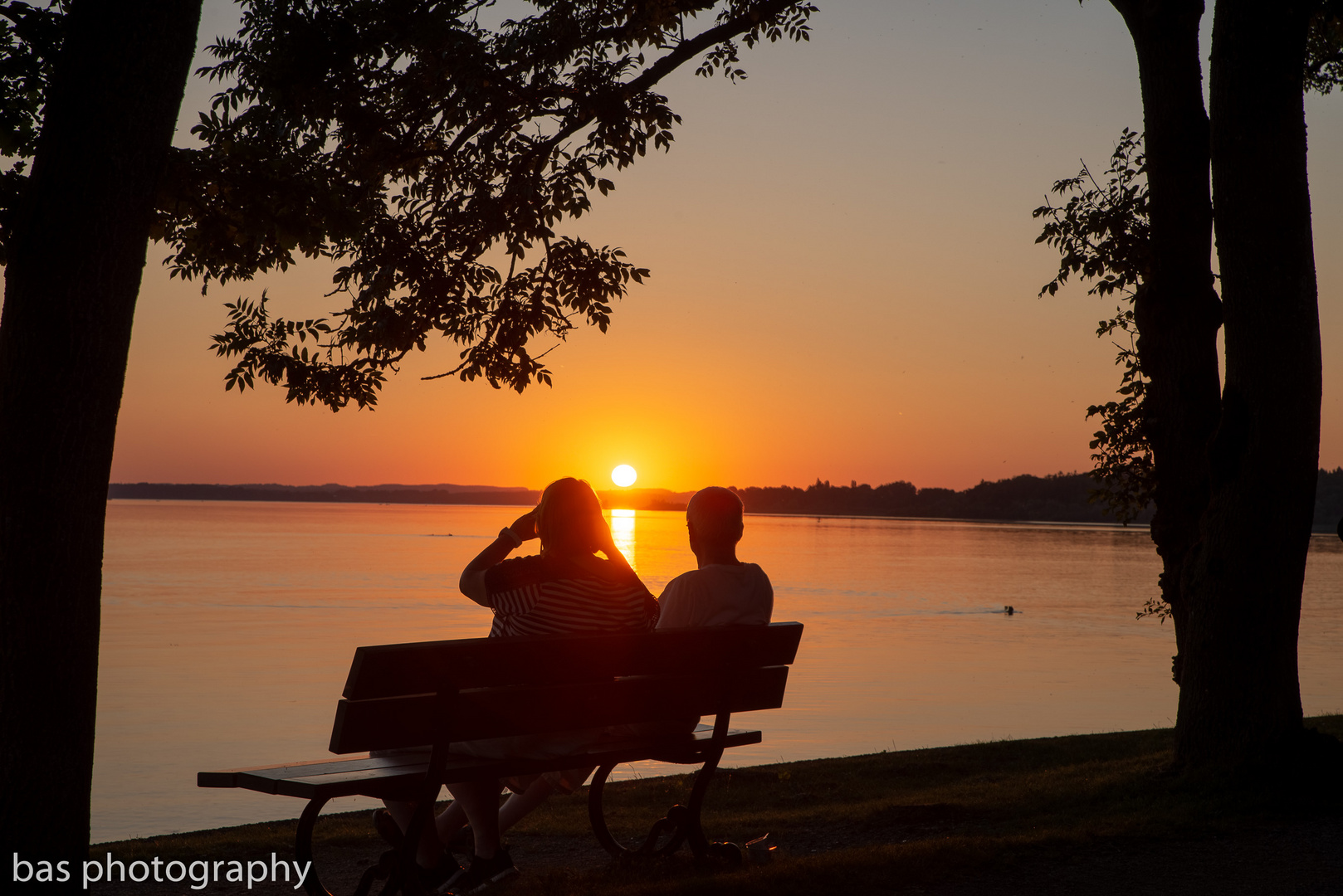 Sonnenuntergang am Chiemsee