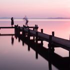 Sonnenuntergang am Chiemsee