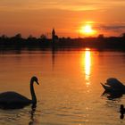 Sonnenuntergang am Chiemsee