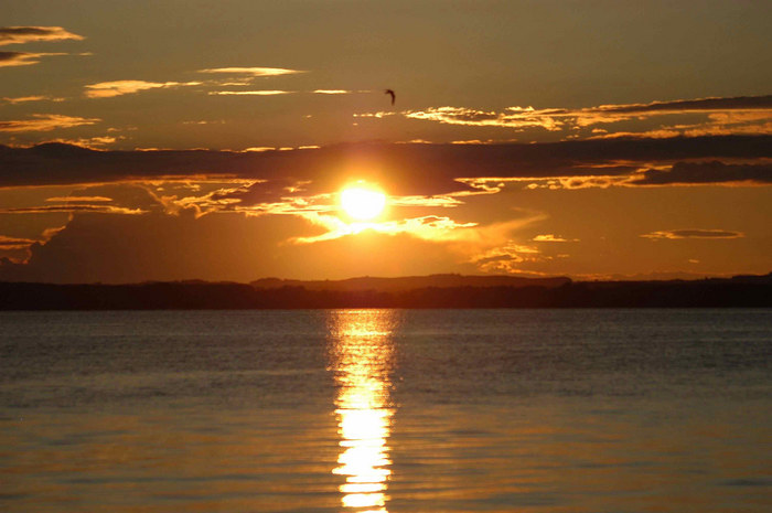 Sonnenuntergang am Chiemsee