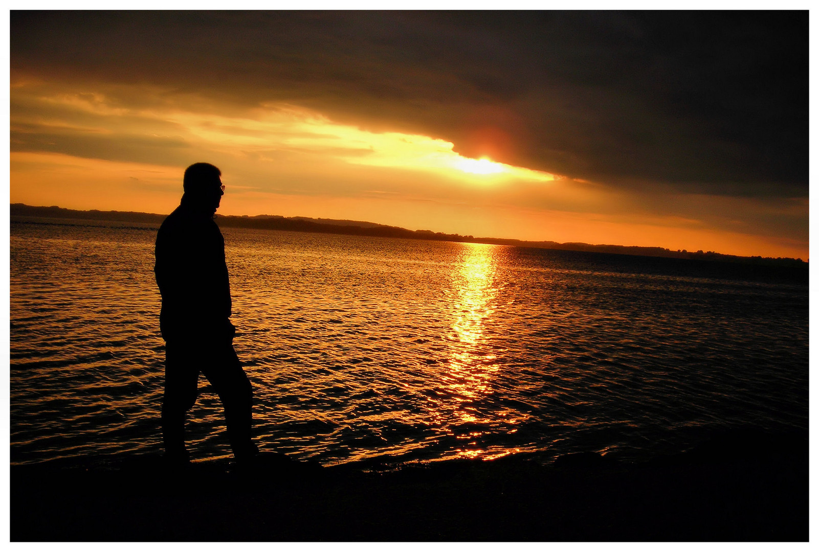 Sonnenuntergang am Chiemsee