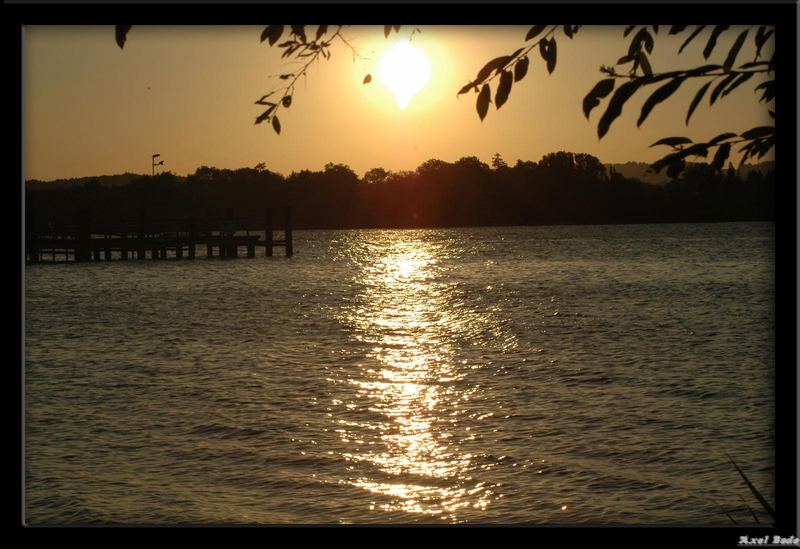 Sonnenuntergang am Chiemsee