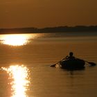 Sonnenuntergang am Chiemsee